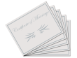 Modern Marriage Certificate 5 Pack