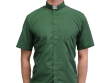 Green Short-Sleeve Clergy Shirt