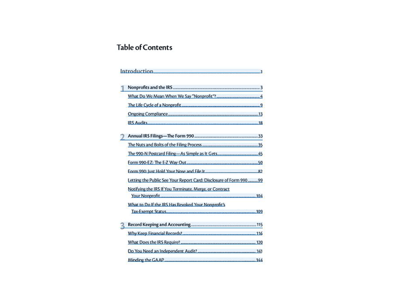 Every Nonprofit's Tax Guide page