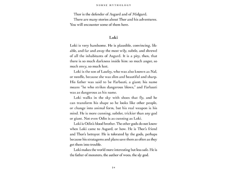 Norse Mythology page