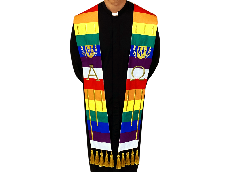 Rainbow Clergy Stole