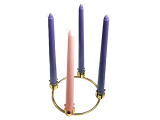 Advent Candles with Stand