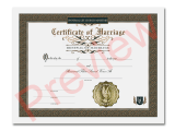 Certificate of Renewal Marriage
