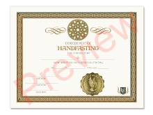 Certificate of Handfasting