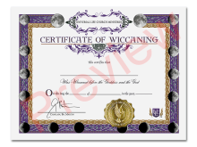 Certificate of Wiccaning