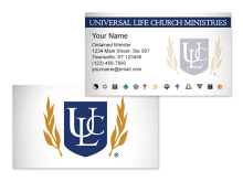 Clergy Business Cards