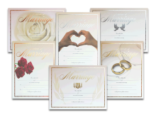 Premium Certificate of Marriage