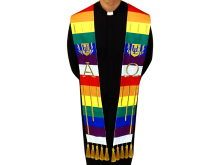 Rainbow Clergy Stole