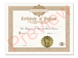 Certificate of Baptism