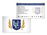 Quickly and easily build and network your new ministry by distributing these full-color, double sided ULC minister business cards, only for ordained ministers.