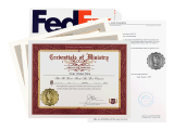 Do you have to perform a wedding in a hurry? The Emergency Wedding Package includes everything a minister needs to officiate a last-minute ceremony.