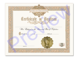Certificate of Baptism Add-on