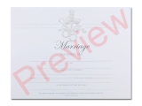 Marriage Certificate - Pearly Dove