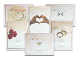 Premium wedding certificates are a wonderful gift for a newlywed couple. Choose from a variety of elegant certificate designs in a range of colors and styles.