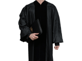 pastor robe black