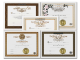 Wedding Officiant Package Certificates