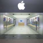 An Apple Store storefront