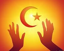 Islam Symbol and Hands