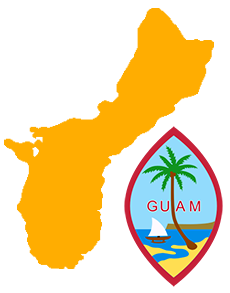 Guam Outline