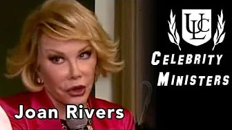 Celebrity Minister: Joan Rivers 