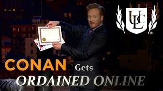 Conan Gets Ordained