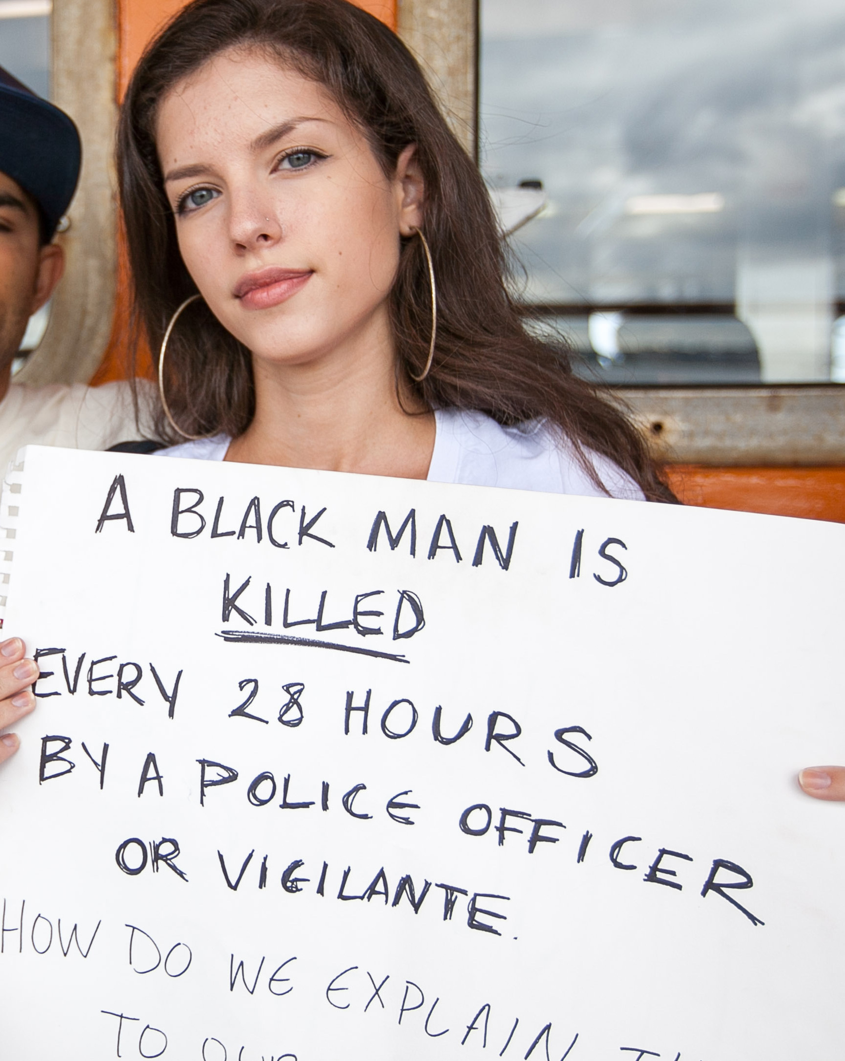 A black man is killed every 28 hours by a police officer or vigilante. A black man is killed every 28 hours by a police officer or vigilante.