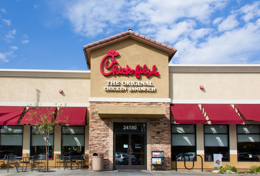 Chick-Fil-A customers lined up around the block to support the restaurant's stance on same-sex marriage.