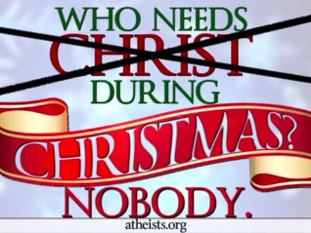 Who needs Christ during Christmas