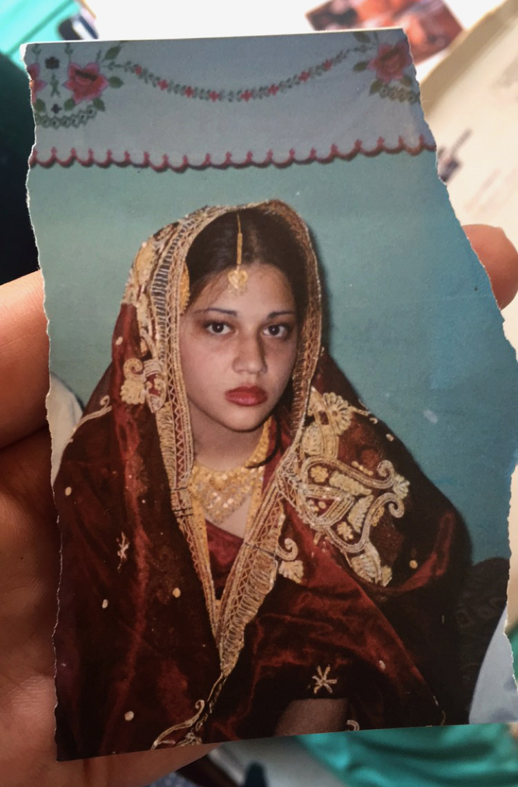 A young girl prepares for marriage