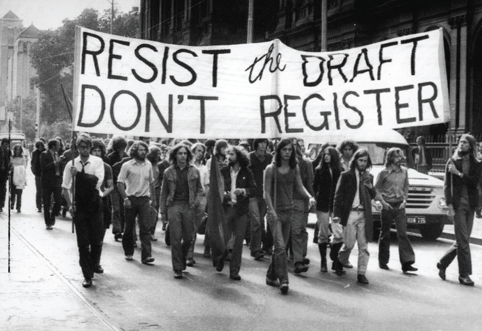 Protest against Vietnam by students