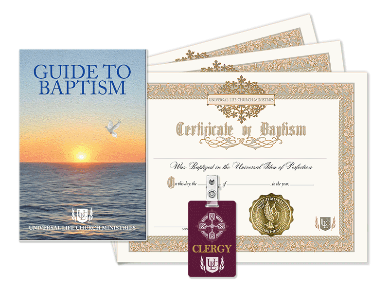 Baptism Package and Guide Universal Life Church